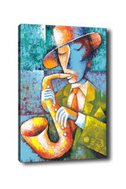Wallity Kanvas Tablo 224 - Lienzo Decorativo Multicolor 50 x 70 cm